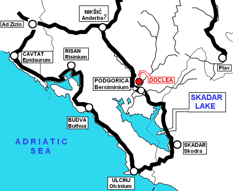 Bosne gore karta crne i Karta Albanije